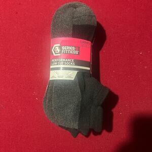 Black and grey low cut